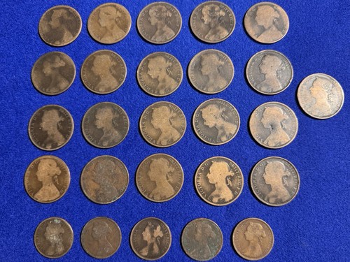 Bulk lot british one penny - lot,