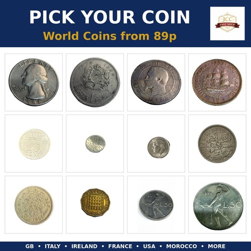 World coins pick - world,