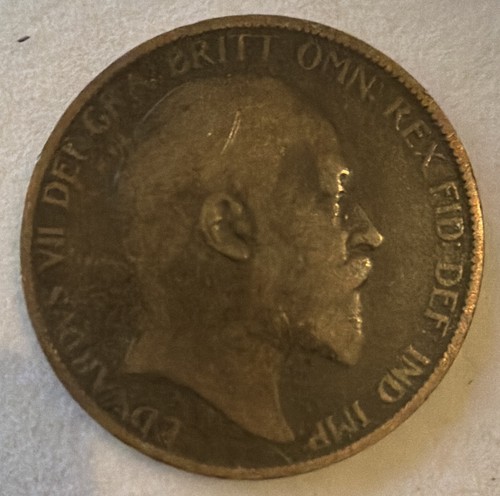 1904 british one penny - british,