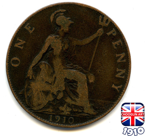 British 1910 edward vii - vii, one