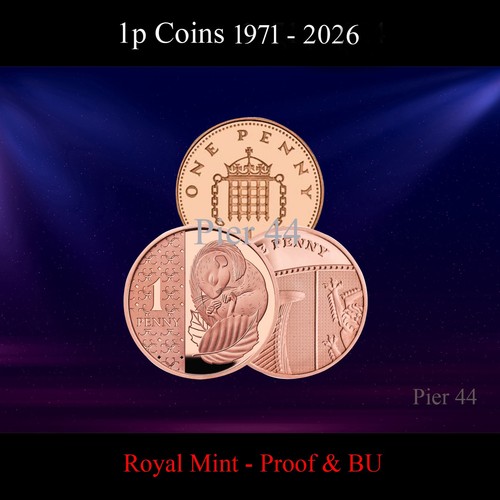 1971 2026 one pence - 1971,