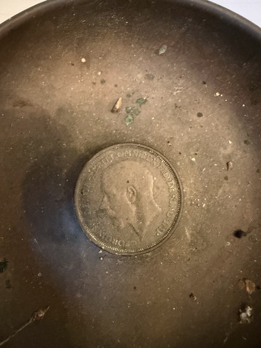 George british penny - v,