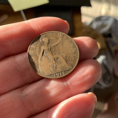 1917 george penny - v, coin