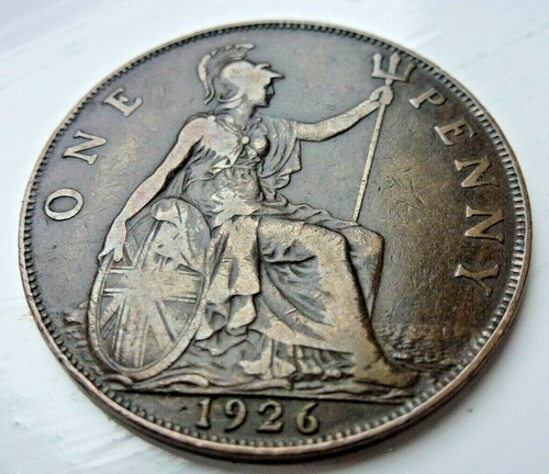 1926 penny coin king george - 1926,