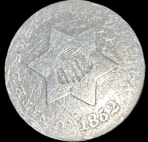 Usa three cent silver small - three,