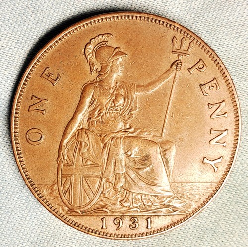 1931 george penny vf - penny,