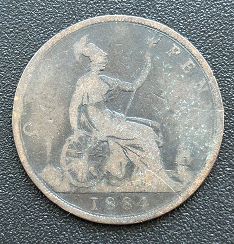 1884 one penny victoria - one,