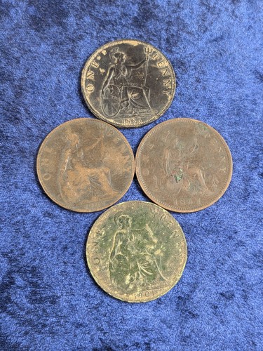 Mixed penny coin - mixed, uk
