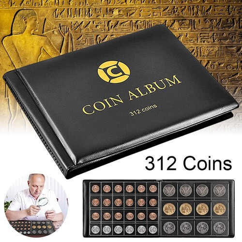 312 coins book album folder - book,