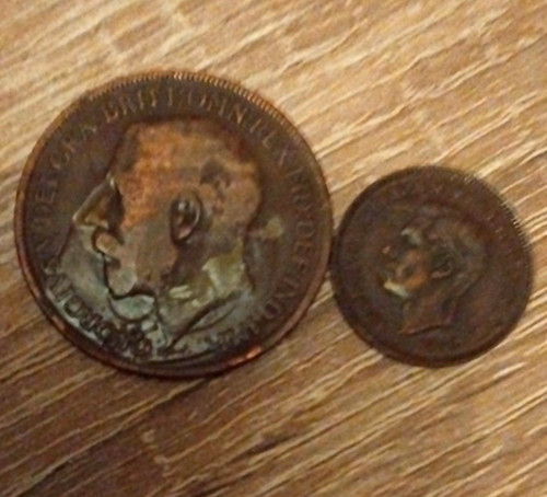 King george british - british, coin