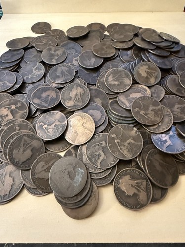 1kg victorian pennies - victorian,