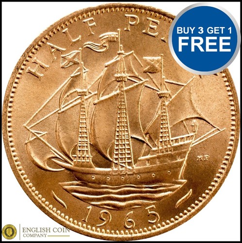 Half penny 1953 1967 - 1953, to