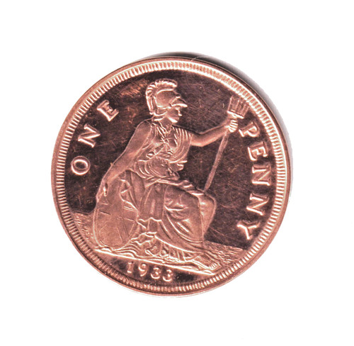 1933 british one - british, penny