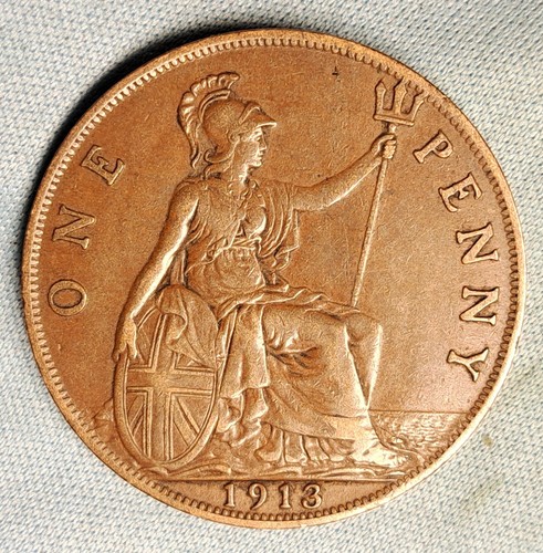 1913 george penny vf - 1913,