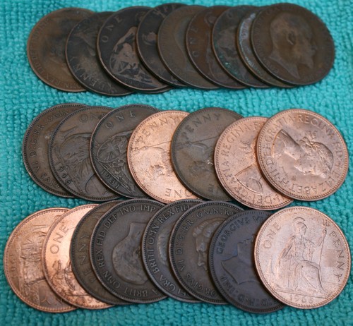 Bulk pennies old english - 25,