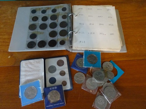 Large vintage british coin - large,