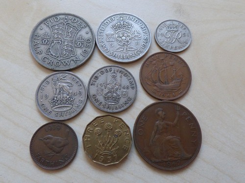 George pre decimal - george, set