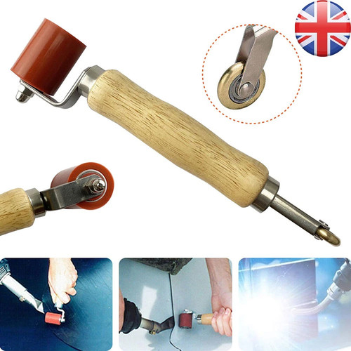 Silicone seam roller red - red, brass