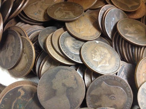 Bulk english old - english, coins