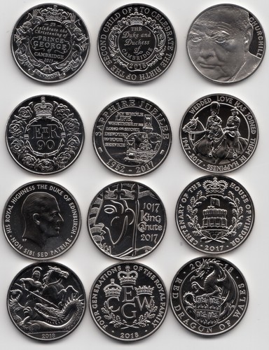 Five pound coin brilliant - pound,