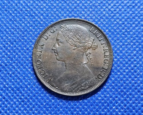 1883 penny victoria - penny,