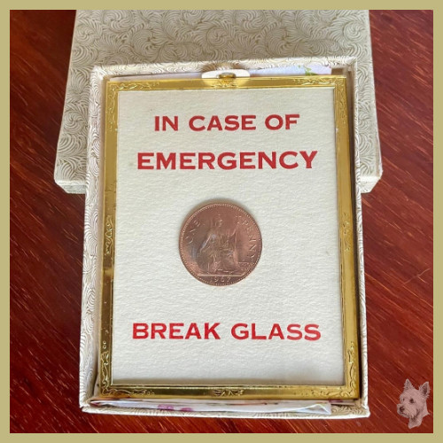 1967 one penny coin case - one,