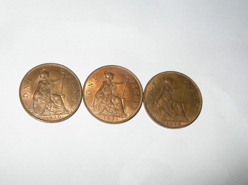George pennies 1930 - v,